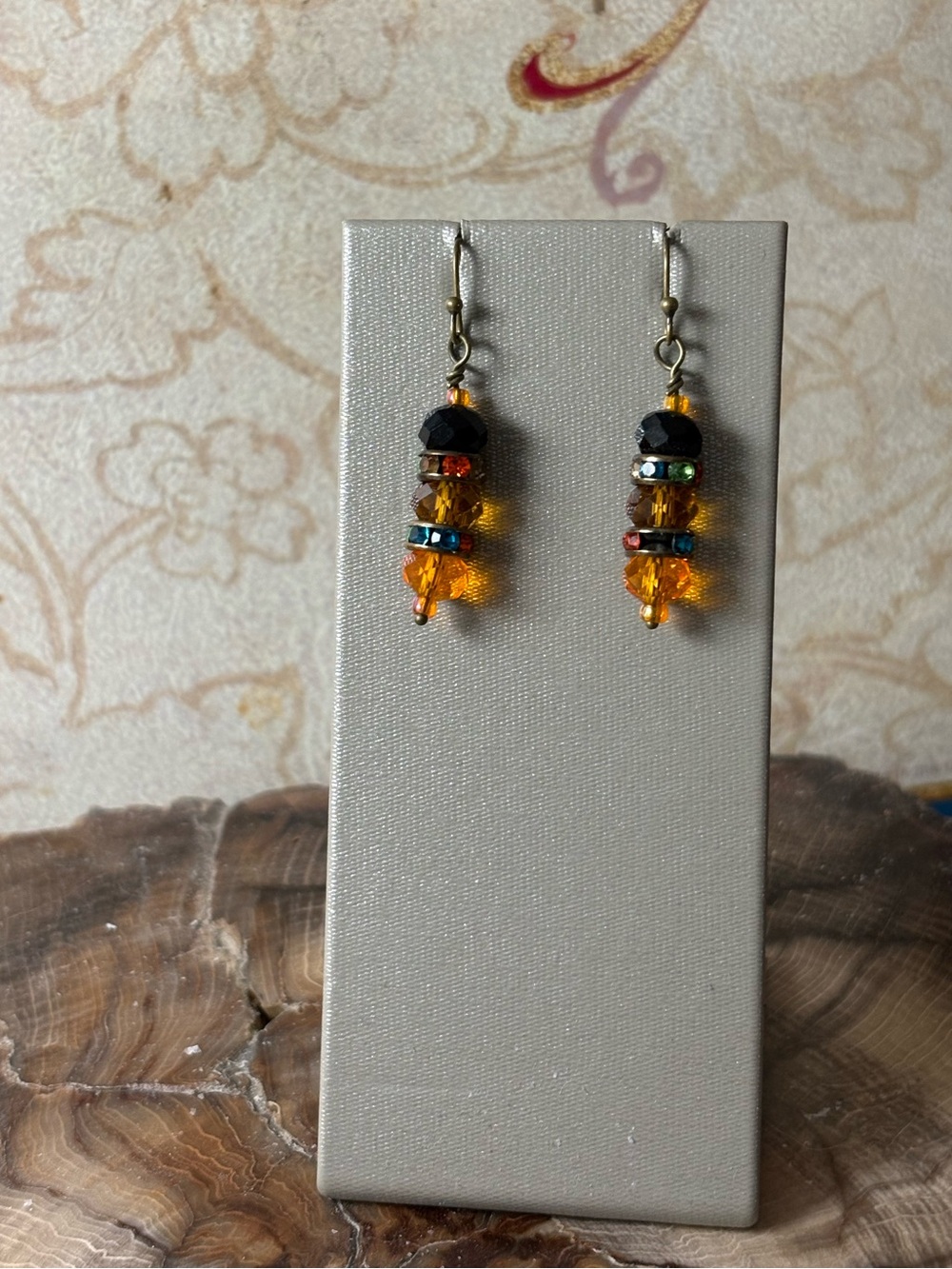 Vintage Inspired Beaded Drop Earrings